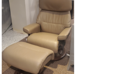Stressless Chair – Capri Small w/ Ottoman
